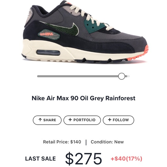 Air Max 90 Oil Grey Rainforest - Picture 7 of 7